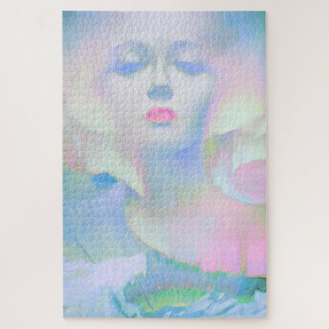 Quebra-cabeça Aurora por Clive Henry pastel light (Vertical)