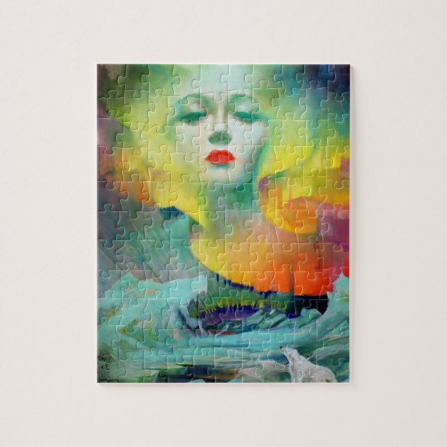 Quebra-cabeça Aurora por Clive Henry vibrante (Vertical)