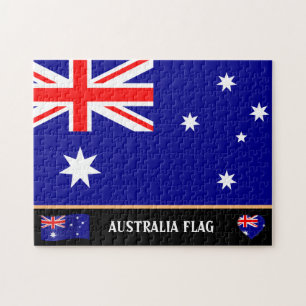 Quebra-cabeça Aussie Hearts & Australian Flag / Austrália