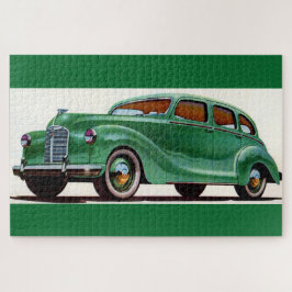 Quebra-cabeça Austin Devon verde 1948