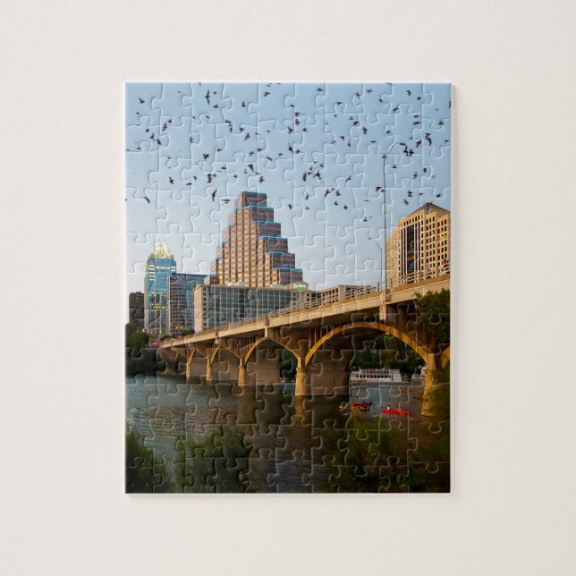 Quebra-cabeça Austin, Texas com Bats (Vertical)