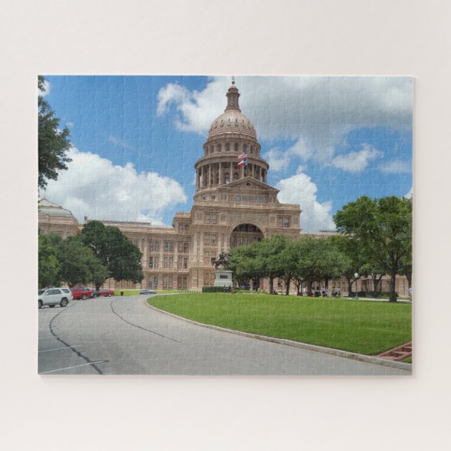 Quebra-cabeça Austin Texas State Capitol Building Photo Quebra-c (Horizontal)