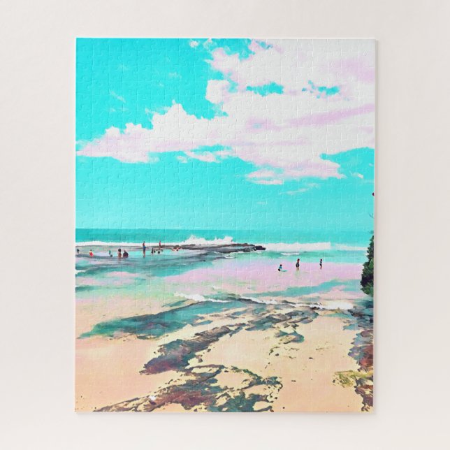 Quebra-cabeça Austinmer Beach, costa sul da NSW (Vertical)