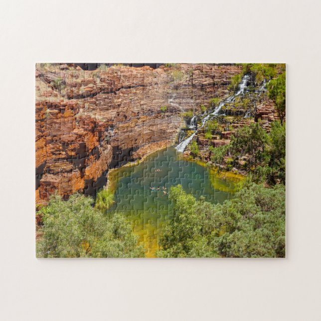 Quebra-cabeça Austrália Parque Nacional Karijini. (Horizontal)
