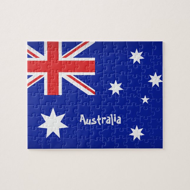 Quebra-cabeça Australian Flag (Horizontal)