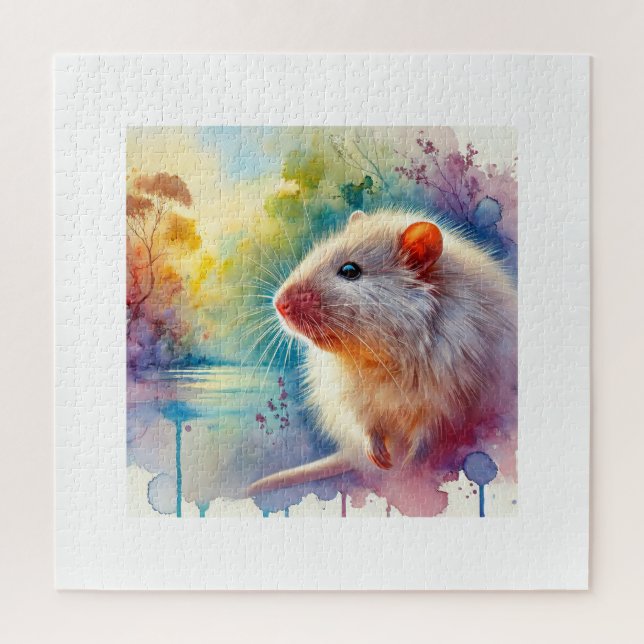 Quebra-cabeça Australian swamp rat 010824AREF143 - Watercolor (Vertical)