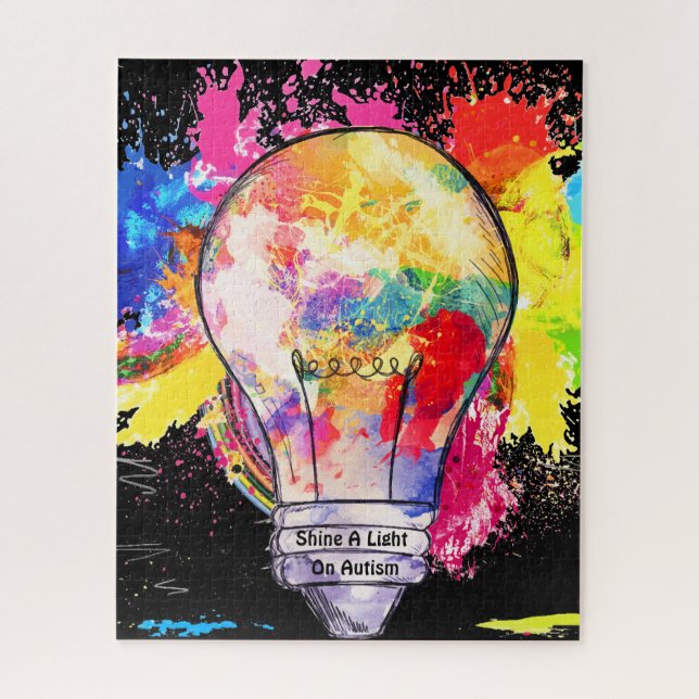 Quebra-cabeça Autismo leve (Vertical)