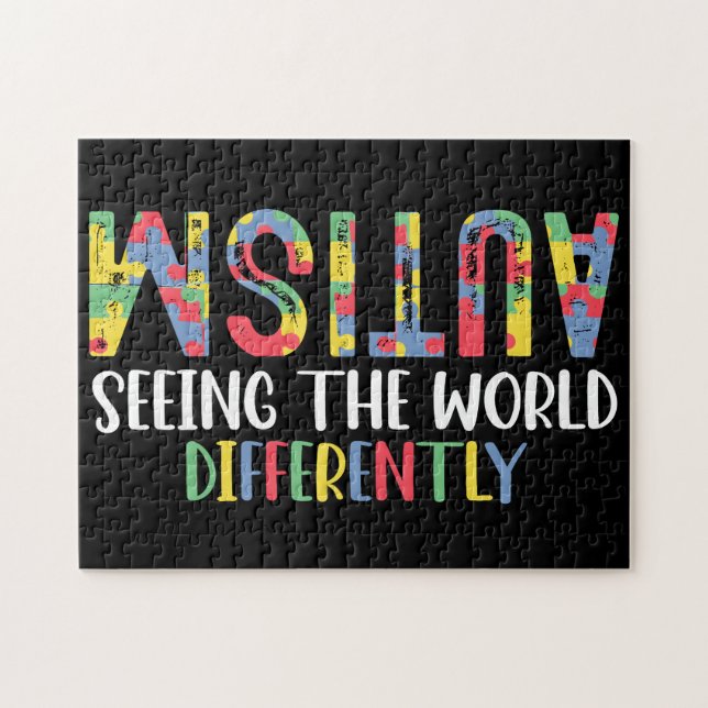 Quebra-cabeça Autismo Vendo o Mundo de Forma Diferente Conscient (Horizontal)