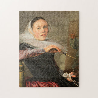 Quebra-cabeça Auto-retrato da artista feminina Judith Leyster