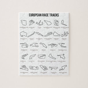 Quebra-cabeça Autódromos europeus