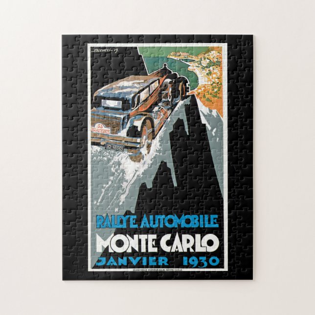 Quebra-cabeça Automóvel Monte - Carlo de Rallye (Vertical)
