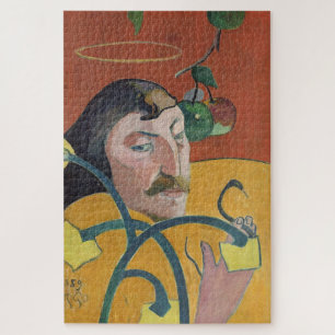 Quebra-cabeça Autoretrato de Gauguin: Halo e Serpente
