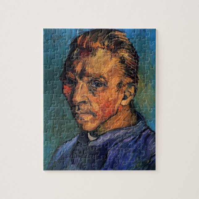 Quebra-cabeça Autorretrato de Vincent van Gogh sem Barba (Vertical)