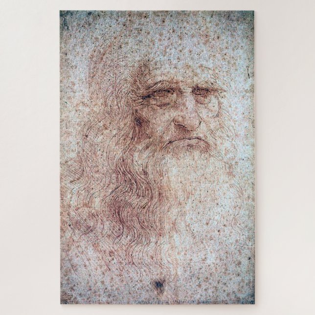 Quebra-cabeça Autorretrato, Leonardo da Vinci (Vertical)