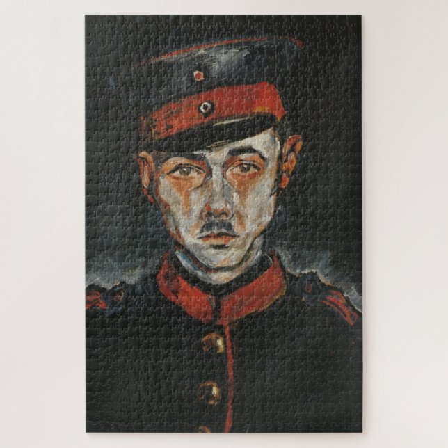 Quebra-cabeça Autorretrato (por Walter Gramatté) (Vertical)