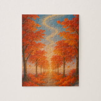 Quebra-cabeça 【Autumn Forest Puzzle】