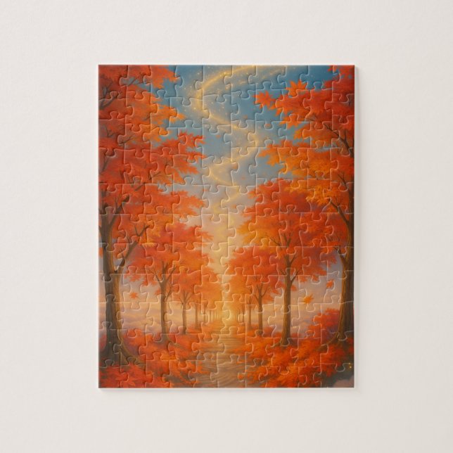 Quebra-cabeça 【Autumn Forest Puzzle】 (Vertical)