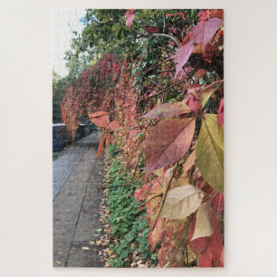 Quebra-cabeça Autumn Leaves Along Regent's Canal London Reino Un