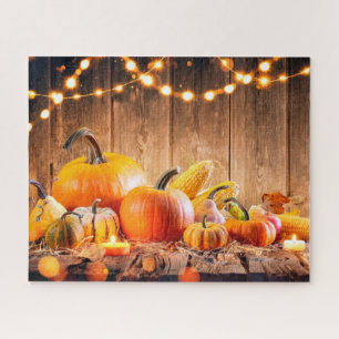 Quebra-cabeça Autumn Pumpkins