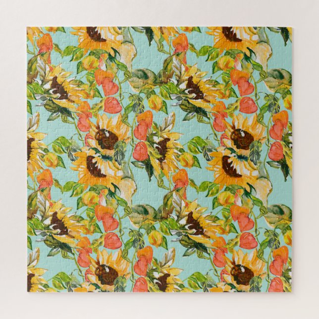 Quebra-cabeça Autumn Splendor: Padrão Natural Invisível (Vertical)