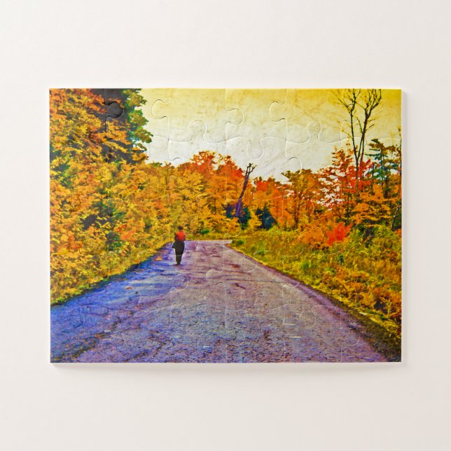 Quebra-cabeça Autumn Stroll (Horizontal)