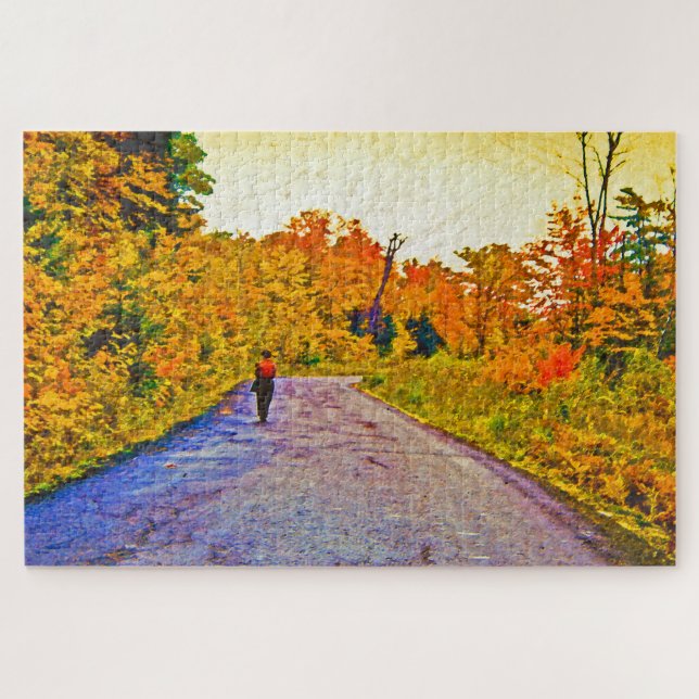 Quebra-cabeça Autumn Stroll (Horizontal)