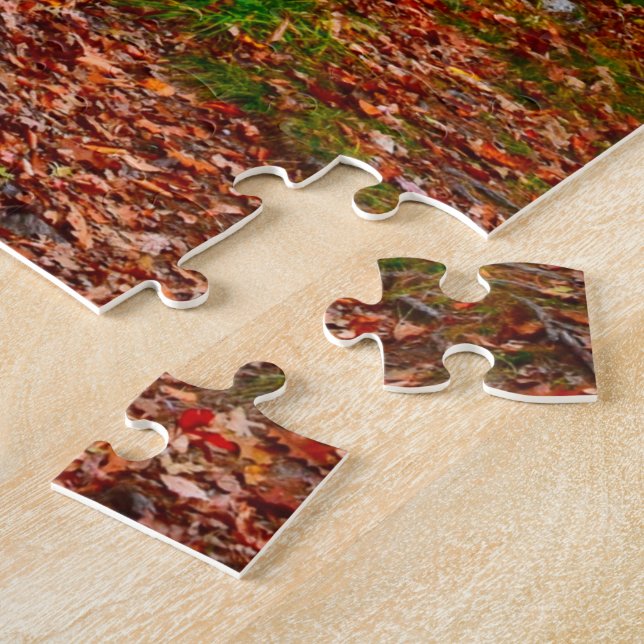 Quebra-cabeça Autumn Woods New Hampshire Motivation Cote (Lateral)