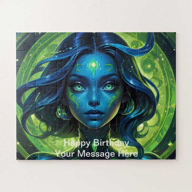 Quebra-cabeça Aventura alienígena em Floresta Fantástica de Cogu (Horizontal)