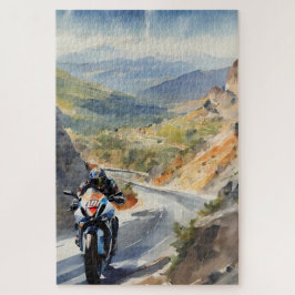 Quebra-cabeça Aventura de Alta Velocidade em Paisagem Montanha V