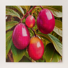 Quebra-cabeça Aventura de Frutas Tropicais Exuberantes