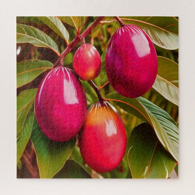 Quebra-cabeça Aventura de Frutas Tropicais Exuberantes (Vertical)