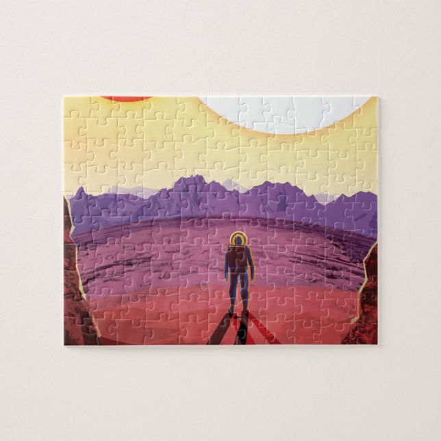 Quebra-cabeça Aventura do Planeta de Destino do Kepler Space Via (Horizontal)