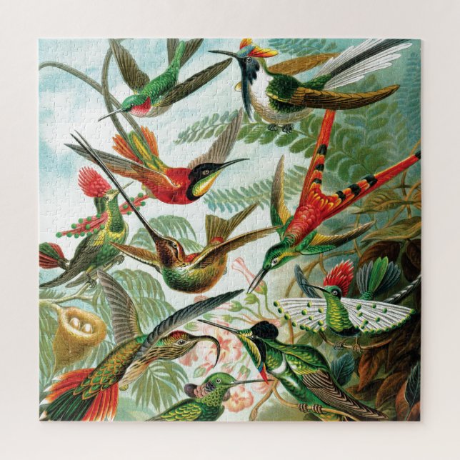 Quebra-cabeça Aves-múmias por Ernst Haeckel (Vertical)