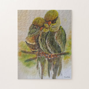 Quebra-cabeça Aves pintadas por Frida Kahlo