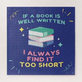 Quebra-cabeça Avid Reader I - Citação de Jane Austen