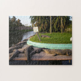 Quebra-cabeça Aviso! Os Trespassores Serão Comidos!