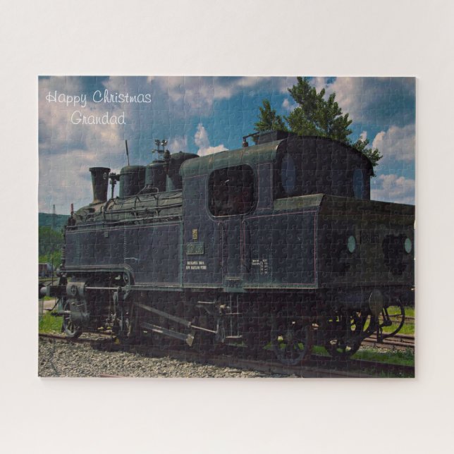 Quebra-cabeça Avô de Natal. (Horizontal)