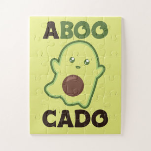 Quebra-cabeça Avocado Spirit For Halloween Engraçado Avocados Ji