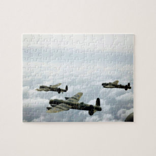 Quebra-cabeça Avro Lancaster - Fotografia da Aviação Vintage