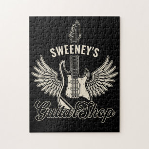 Quebra-cabeça Ax Ax Electric ADD NAME Compro Guitarrista