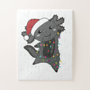 Quebra-cabeça Axolotl Felry Natal Animais de inverno Axolots