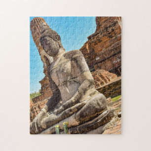Quebra-cabeça Ayutthaya na Tailândia