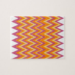 Quebra-cabeça Aztec Tribal ZigZag