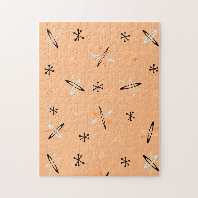 Quebra-cabeça Azul estoura laranja (Vertical)