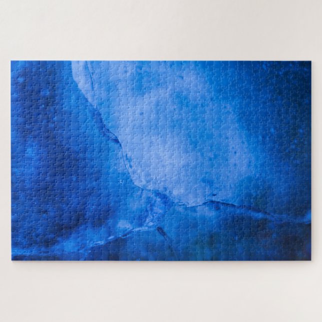 Quebra-cabeça Azul Gelo Impossível (Horizontal)