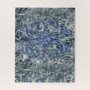 Quebra-cabeça Azul Marble