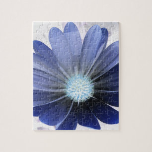Quebra-cabeça Azul-marisca-africana-brilhante