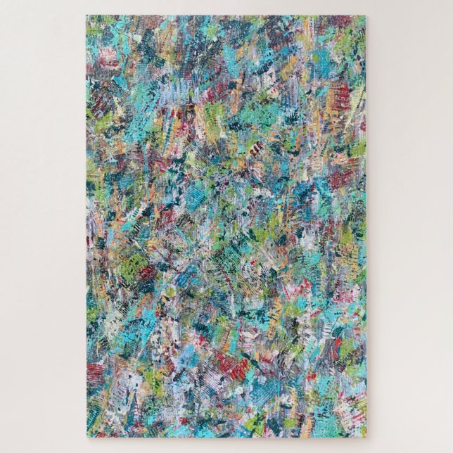 Quebra-cabeça Azul paralelo 20 x 30 (Vertical)