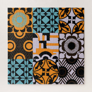 Quebra-cabeça Azulejos de vindima: detalhes decorativos complexo
