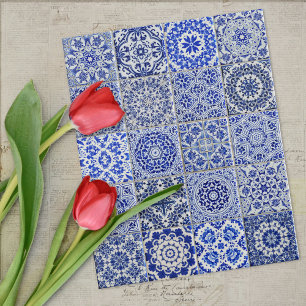 Quebra-cabeça Azulejos Holandeses bonito - Elabora Olhar Azul e